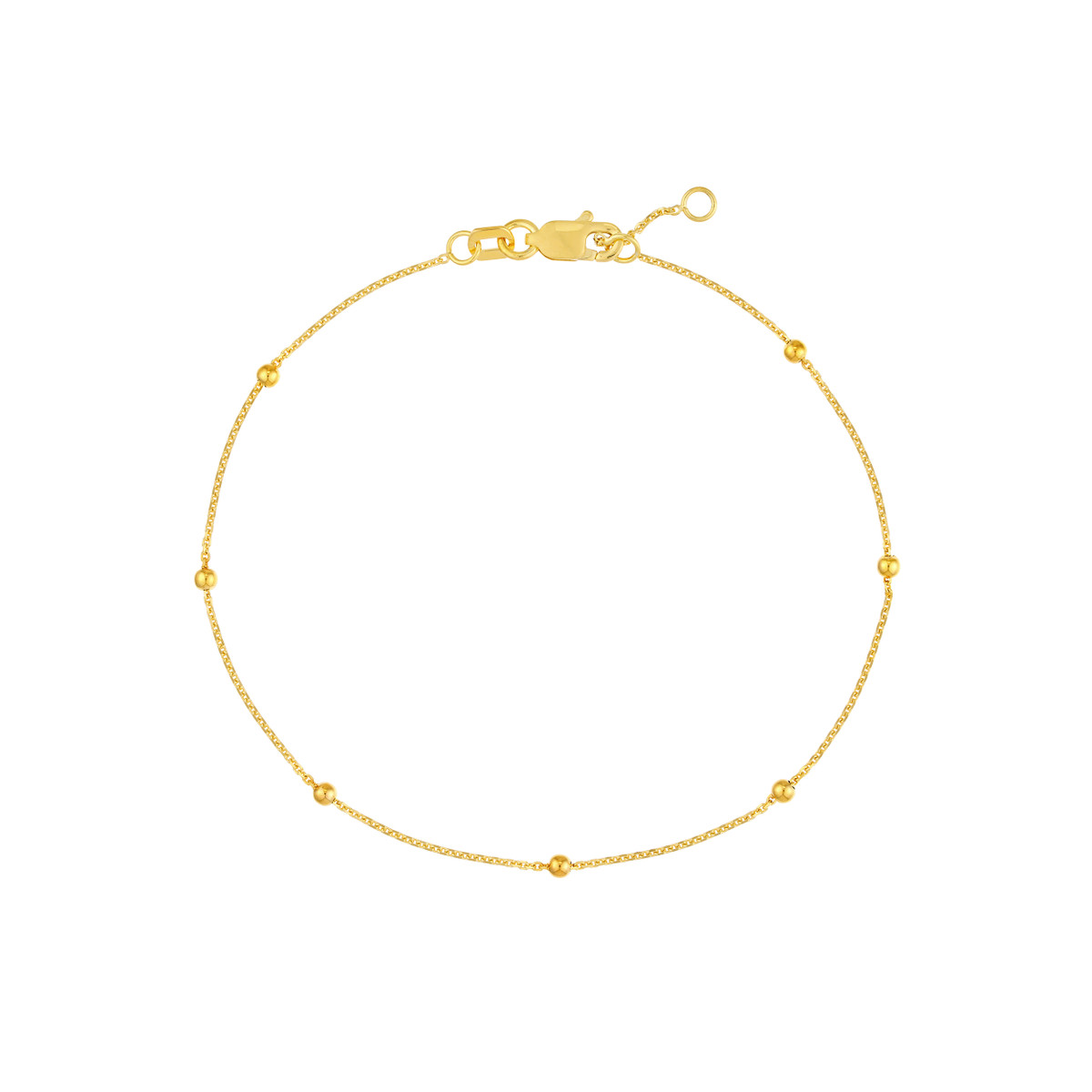 Golden Bead Harmony Bracelet