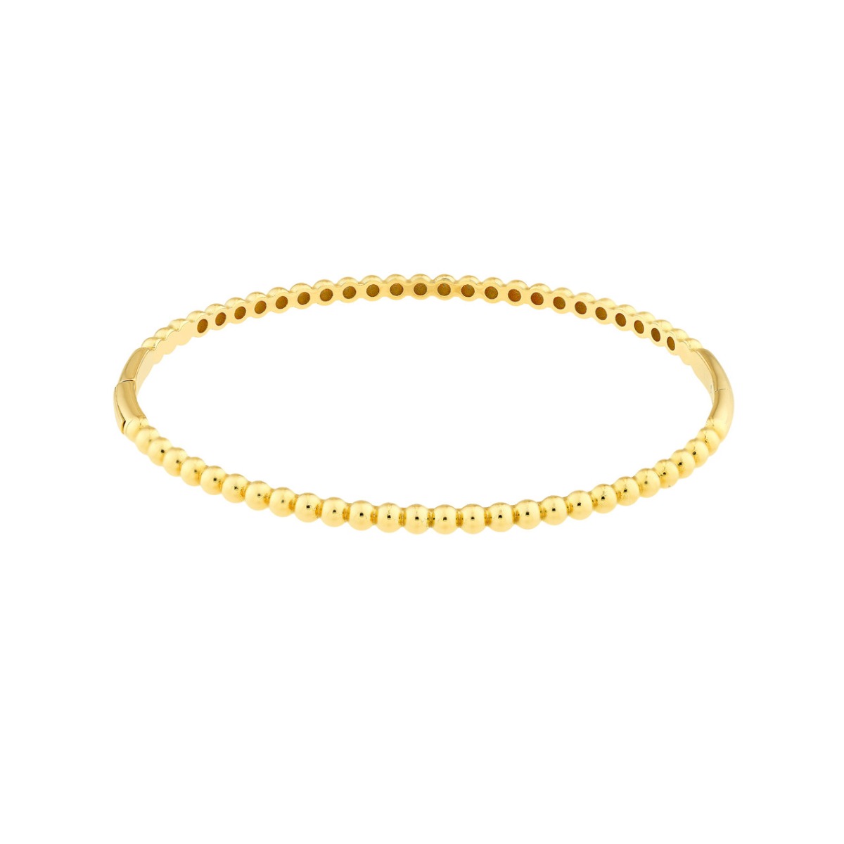 Beaded Gold Bangle