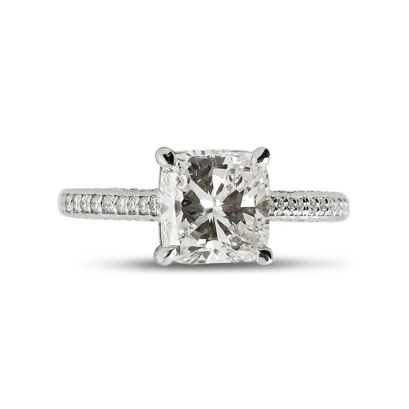 Bespoke Cushion Diamond Engagement Ring