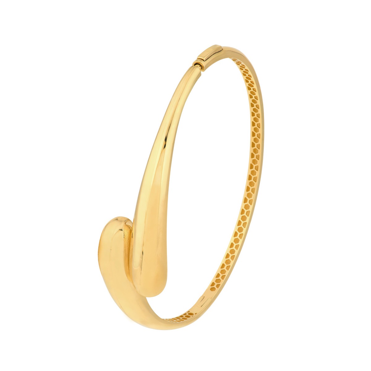 Crossover Gold Bangle