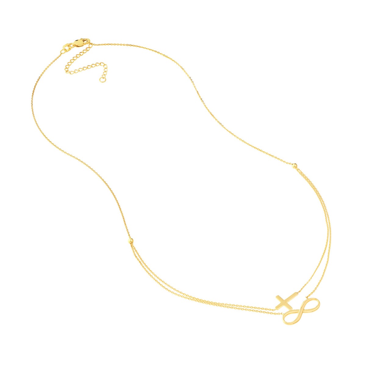 Eternal Cross & Infinity Necklace