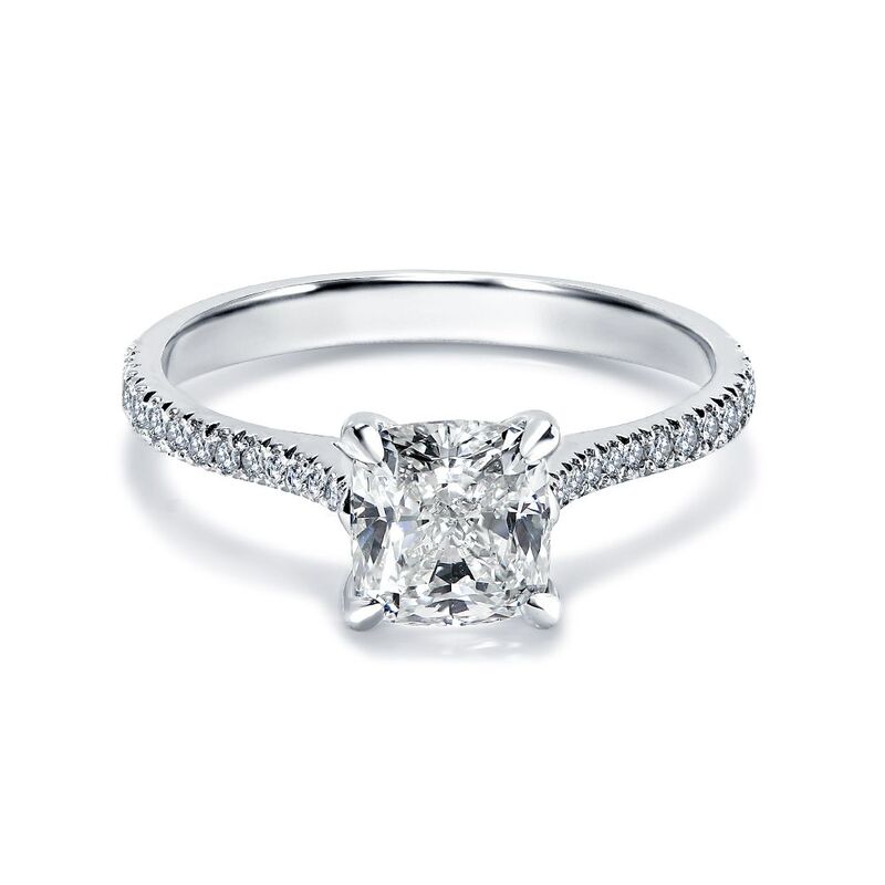  Cushion Shape Diamond Engagement Ring