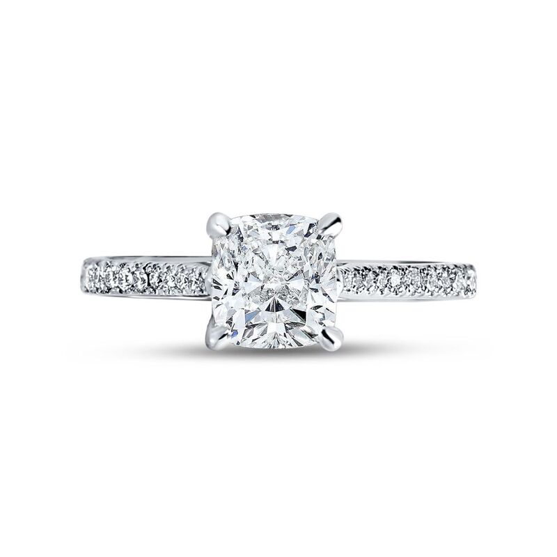  Cushion Shape Diamond Engagement Ring