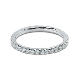 Diamond Eternity Ring Claw Set 2mm 0.50ct