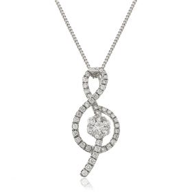 Infinity Diamond Necklace