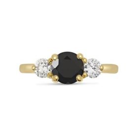Pear Cut With Pair of Pear Shape Side Stones Diamond Engagement Ring Top View
