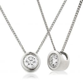 Diamond pendant necklace discount settings