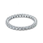 2mm Diamond Eternity Ring Claw Setting