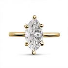 Pear Cut Diamond Halo Engagement Ring Top View