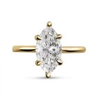 Pear Cut Diamond Halo Engagement Ring Top View