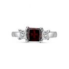 Cushion Cut Sapphire Art Deco Style Engagement Ring 
