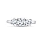 Round Cut Trilogy Classic Lab Grown Diamond Engagement Ring