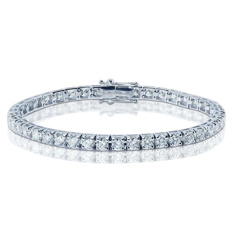 8 inch diamond new arrivals tennis bracelet white