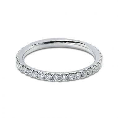 Diamond Eternity Ring Claw Set 2mm 0.50ct