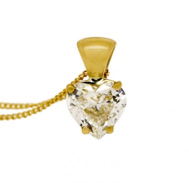 Heart Shape Diamond Pendant