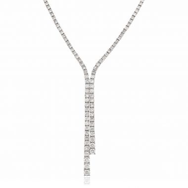 Bow Tie Tennis Necklace