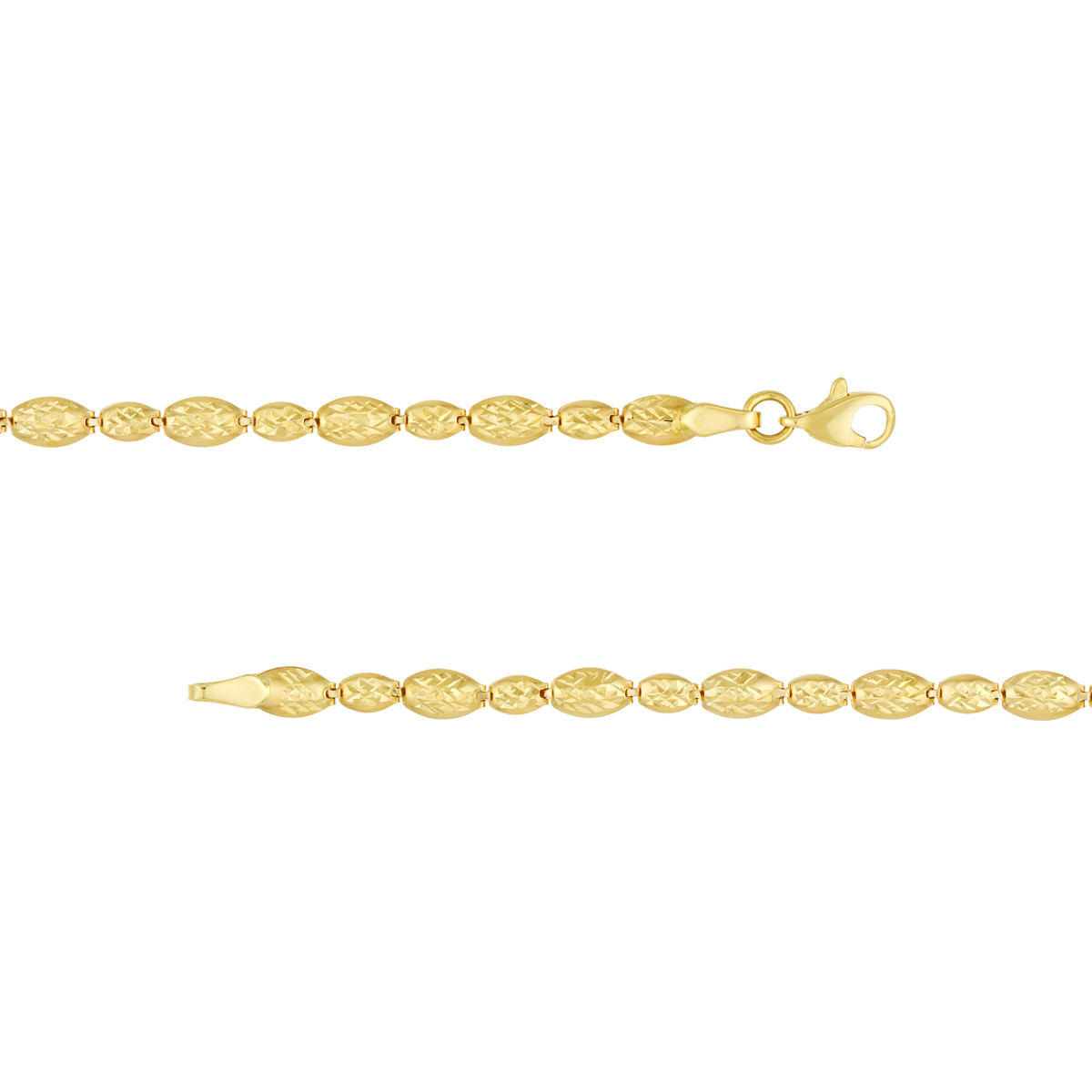 Hollow Beads Gold Bracelet