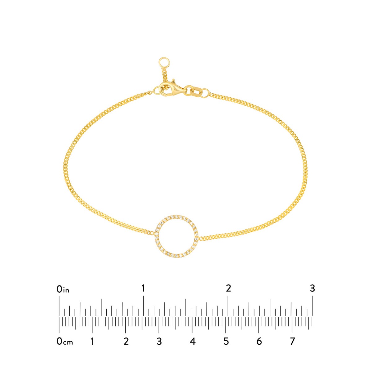 Lumina Circle Gold Bracelet