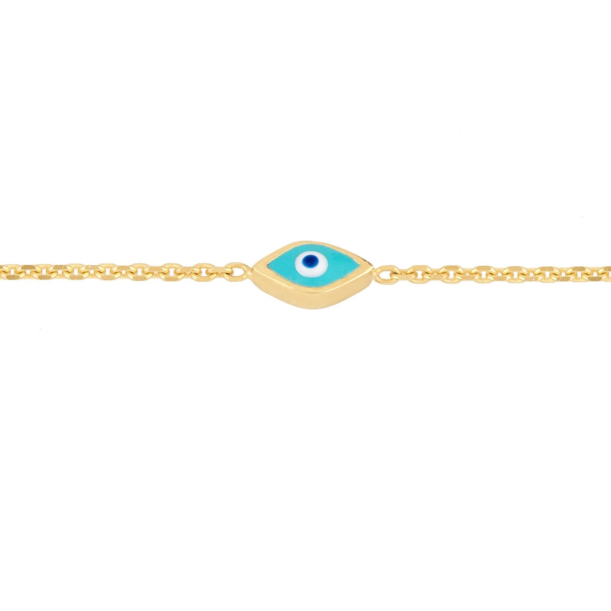 Evil Eye Protection Gold Bracelet