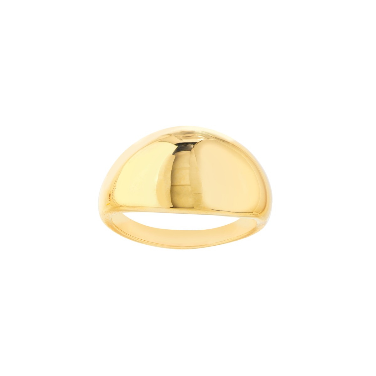 Bold Domed Gold Ring