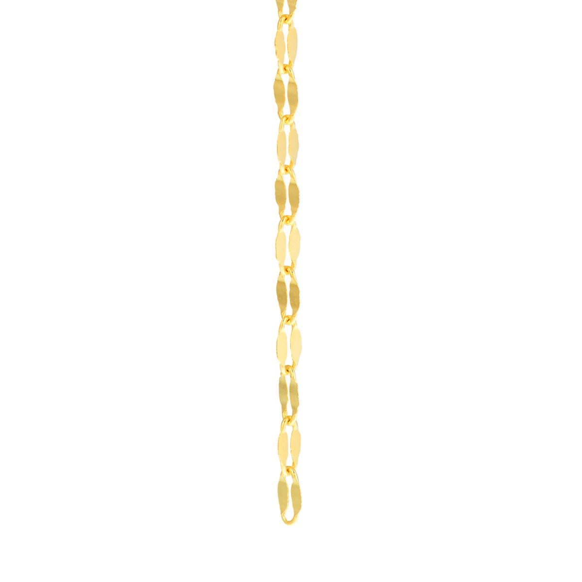 Gold Flat Duster Earrings