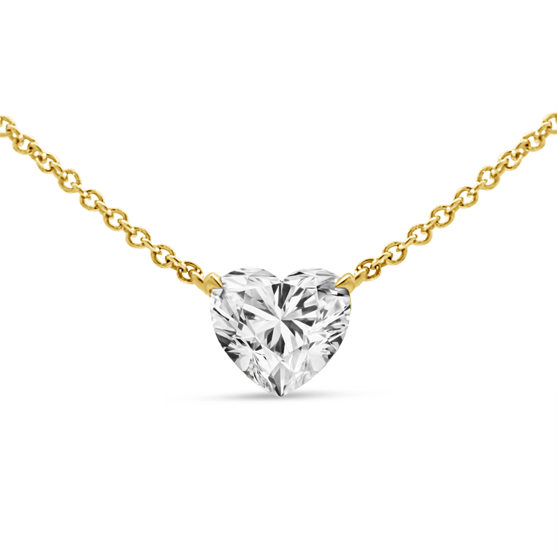 Heart Shape Diamond Pendant