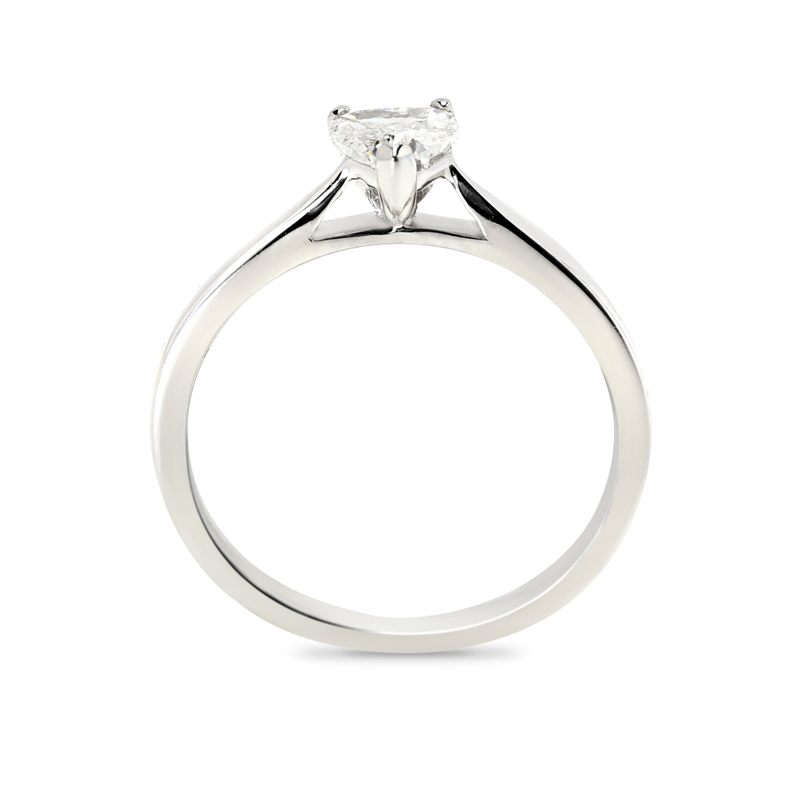 Heart Shape Lab Grown Diamond Solitaire Engagement Ring