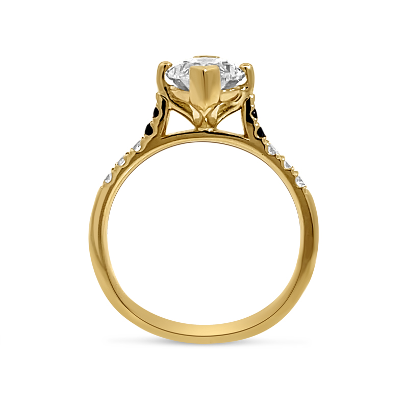 Selena Gomez Marquise Diamond Set Engagement Ring