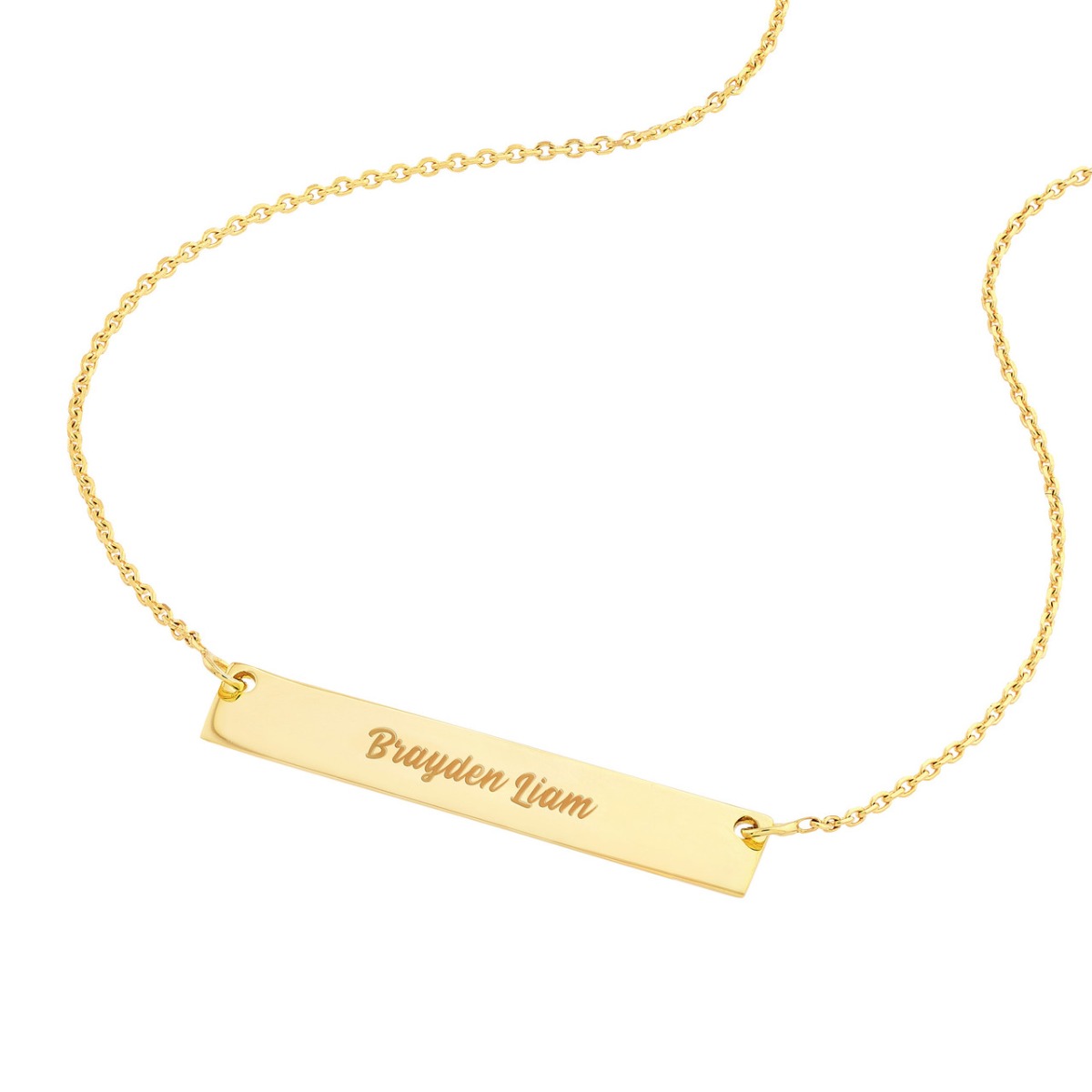 Mini Gold Bar Necklace