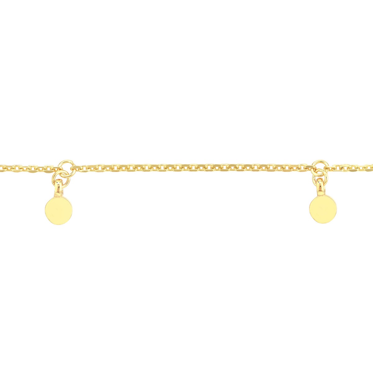 Glimmering Gold Anklet