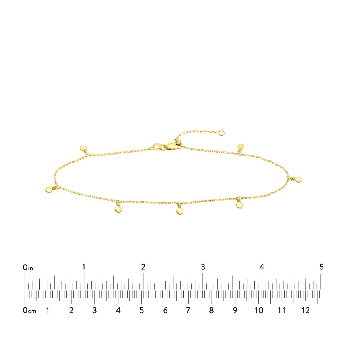 Glimmering Gold Anklet