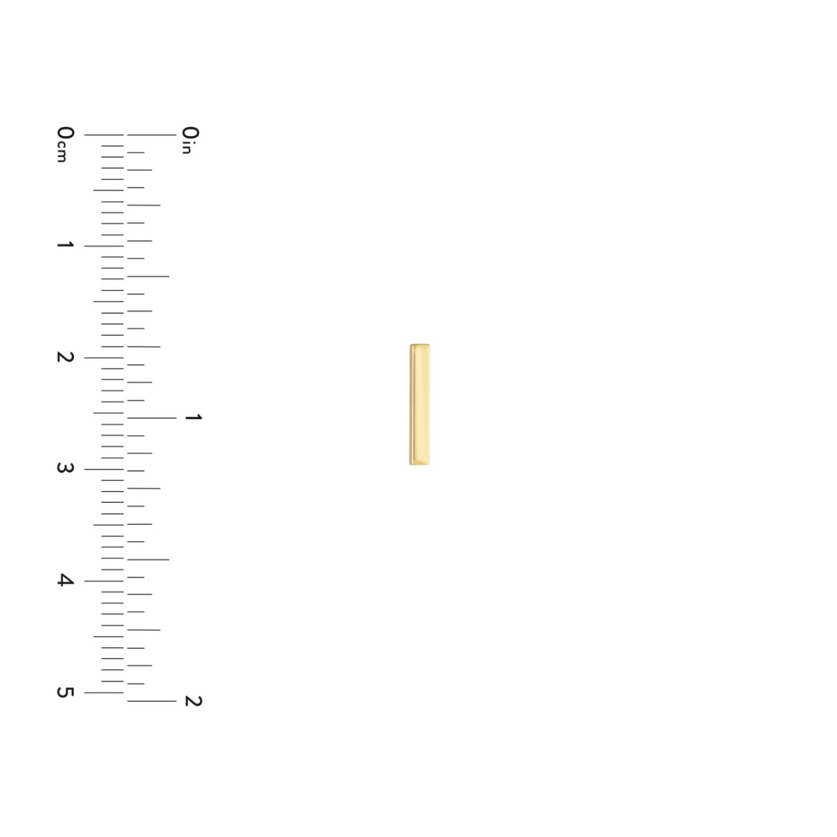 Essential Bar Gold Studs