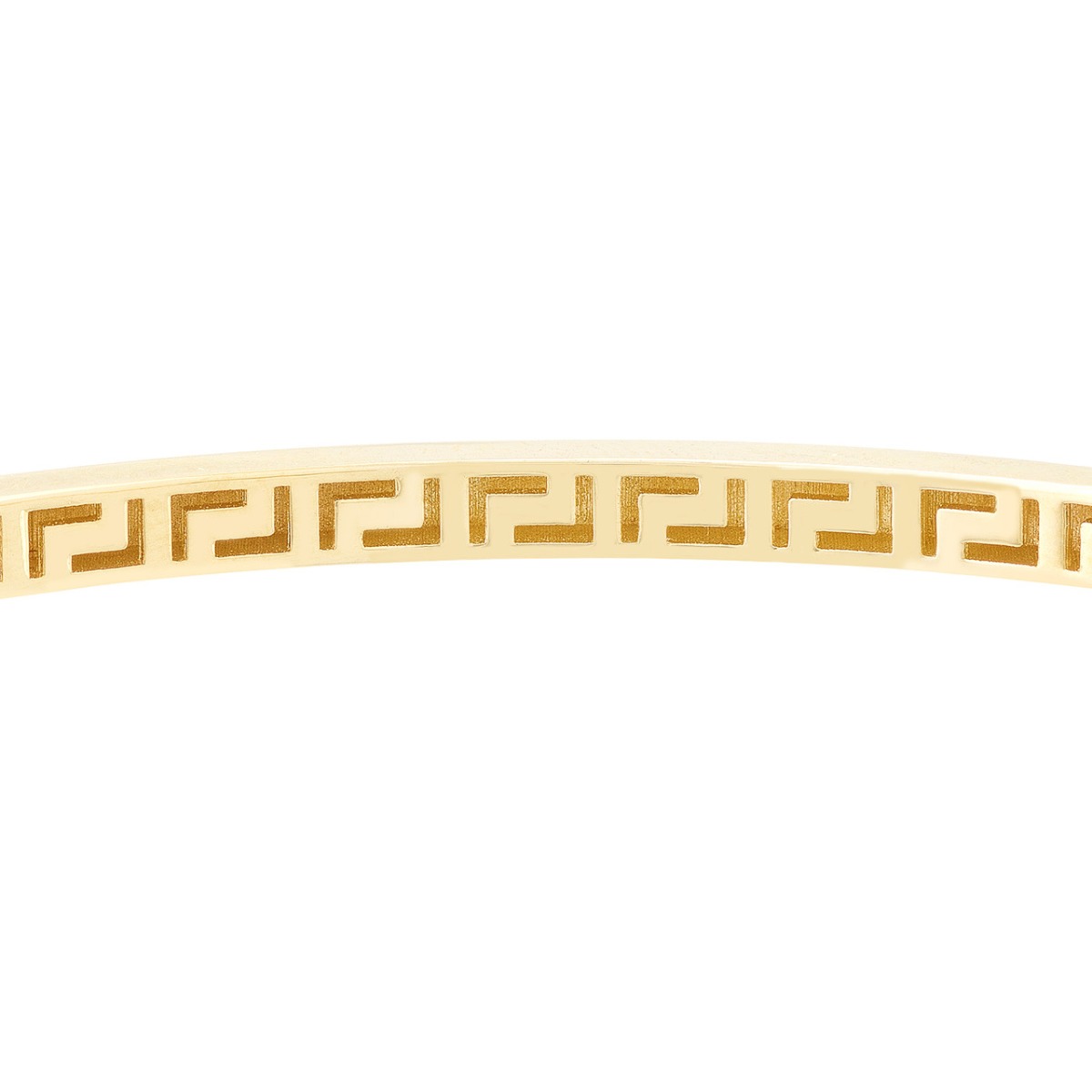 Square Edge Gold Bangle