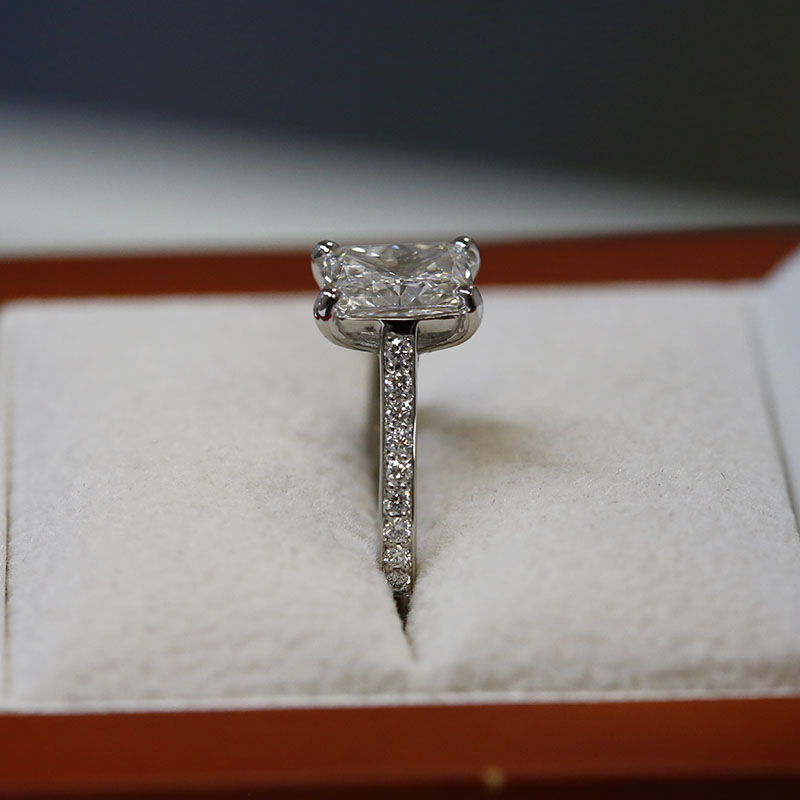 Radiant Cut Diamond Engagement Ring