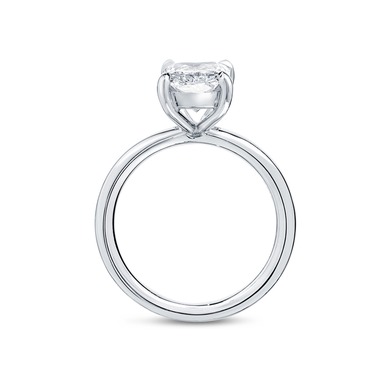 Radiant Cut Solitaire Diamond Engagement Ring