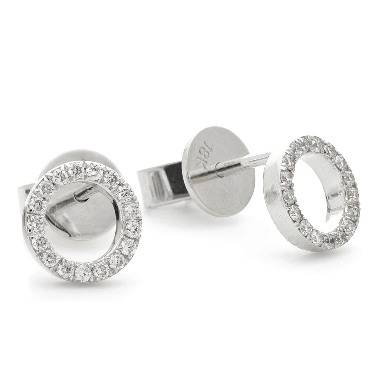 Micro Set Diamond Earring Studs
