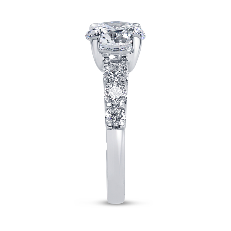 Seven Diamonds Engagement Ring