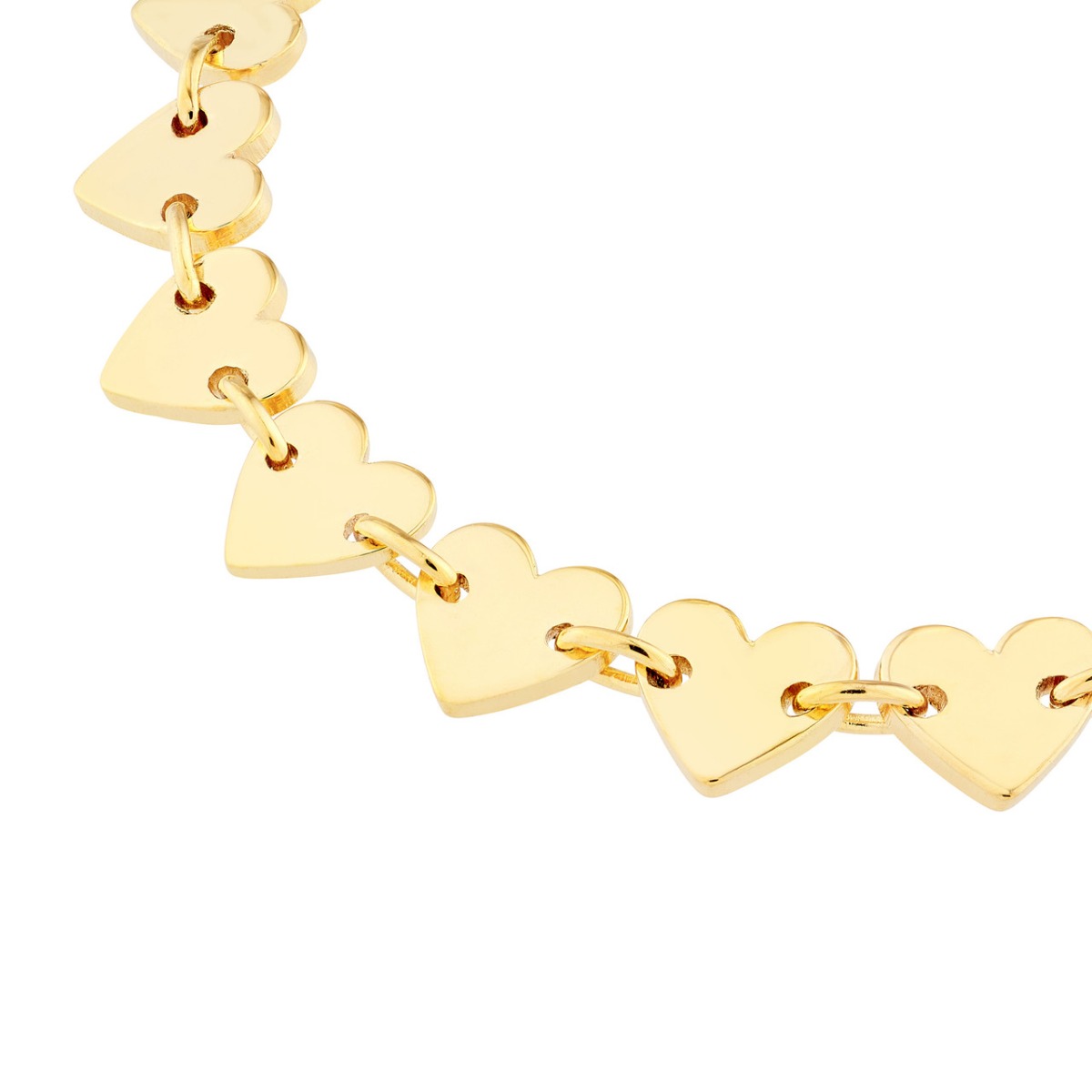 Heart to Heart Gold Anklet