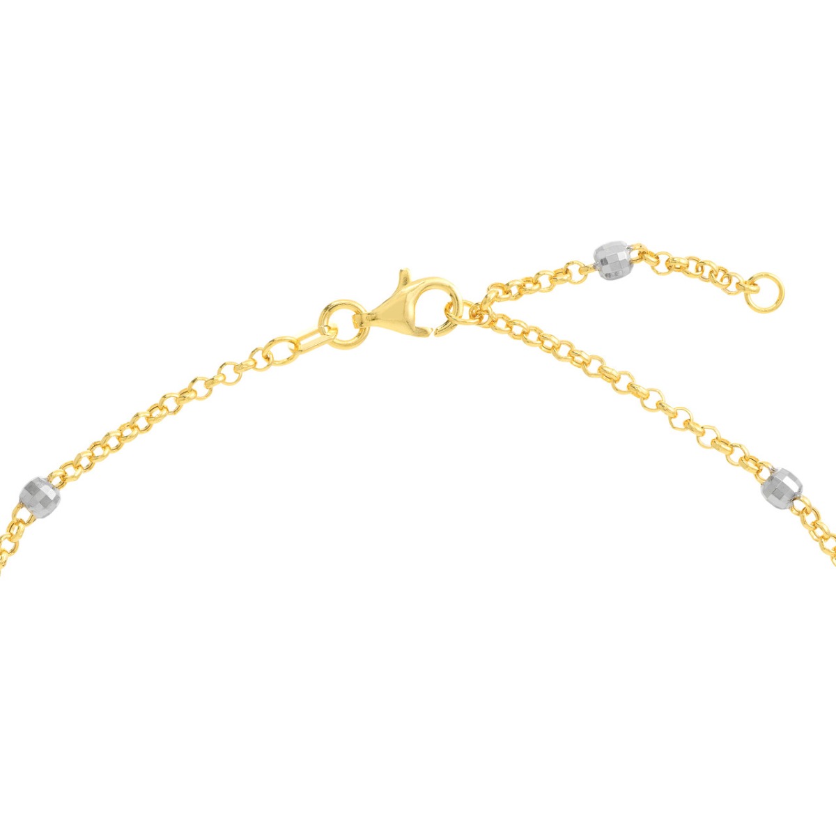 Two-Tone Beads Anklet