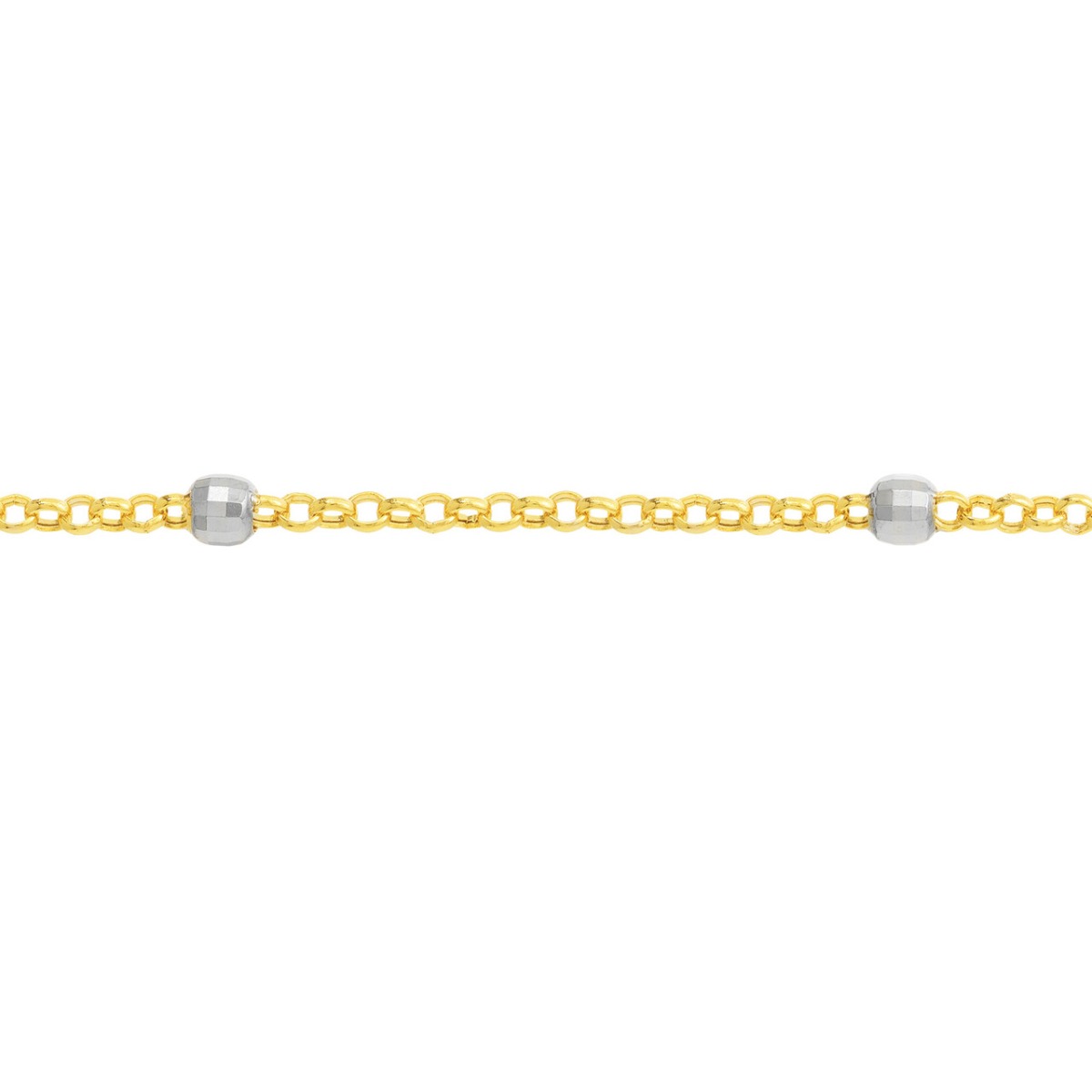 Two-Tone Beads Anklet