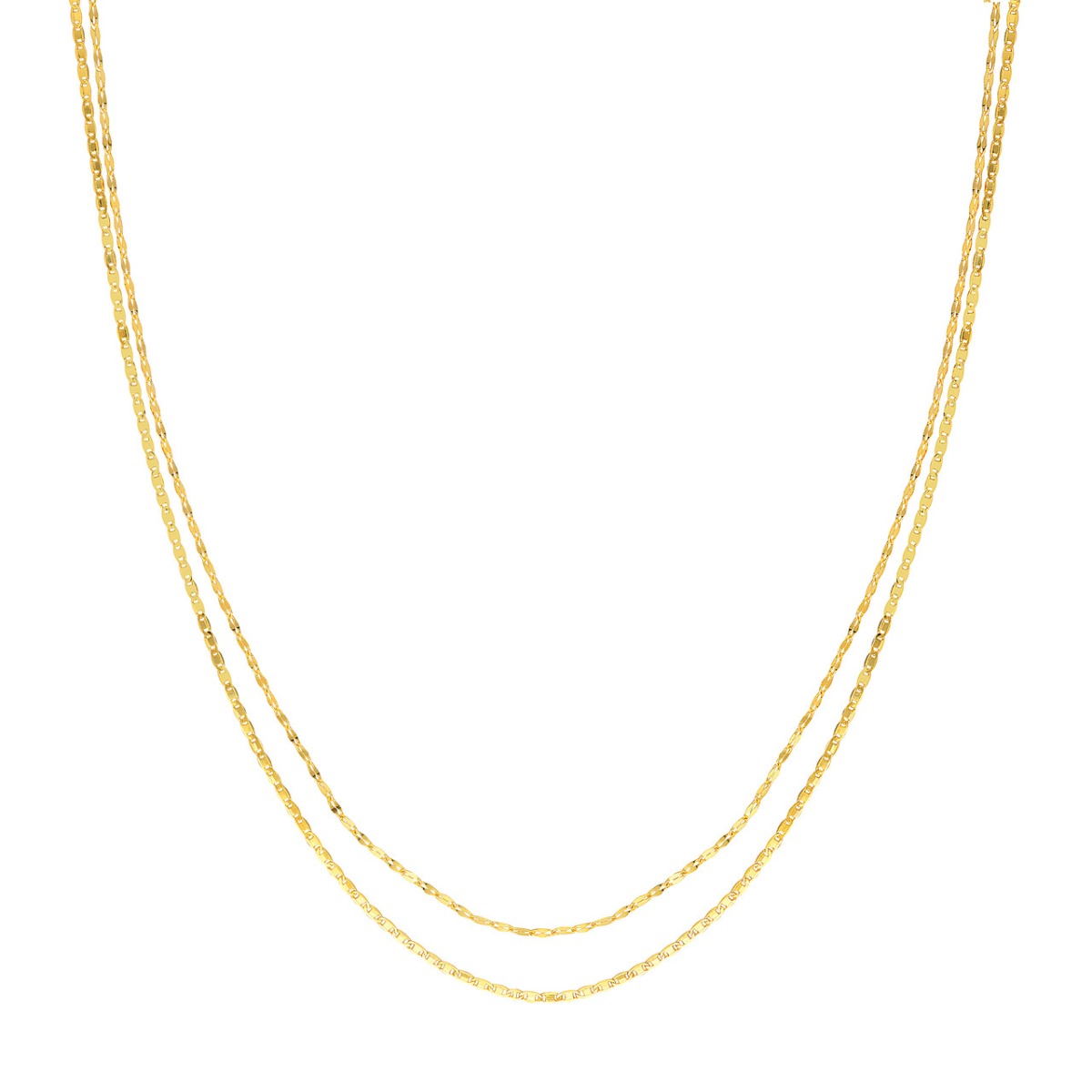 Double Gleam Gold Chain
