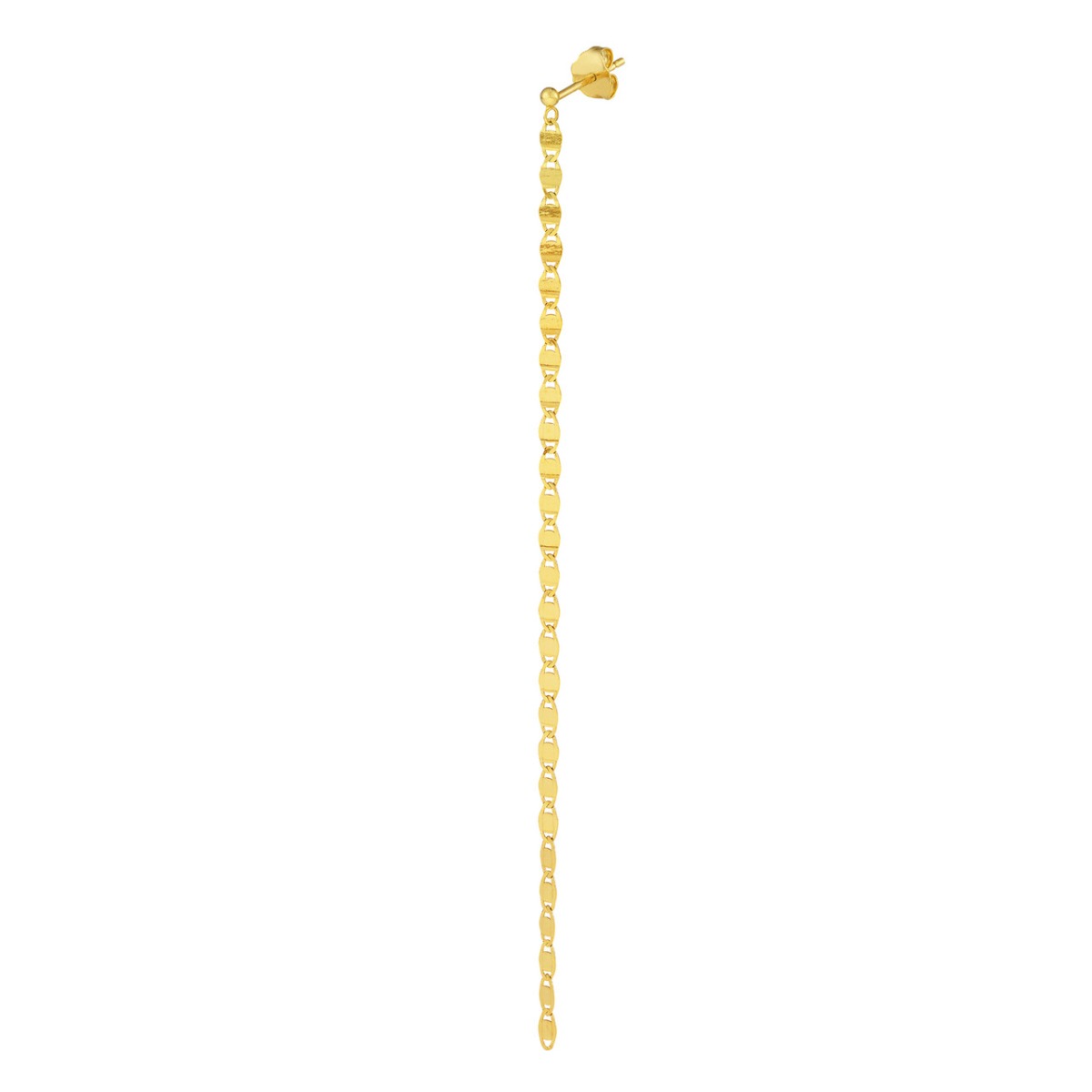 Gold Valentino Chain Drop Earrings