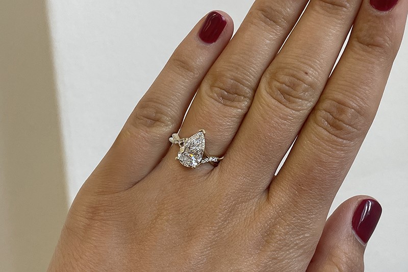 Hidden Halo Engagement Rings