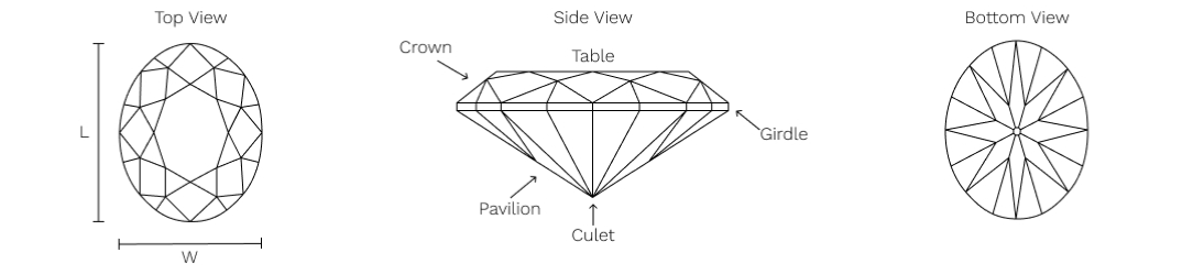 Oval Diamond Shape