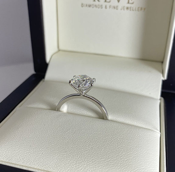 Six Claw Solitaire Diamond Engagement Ring