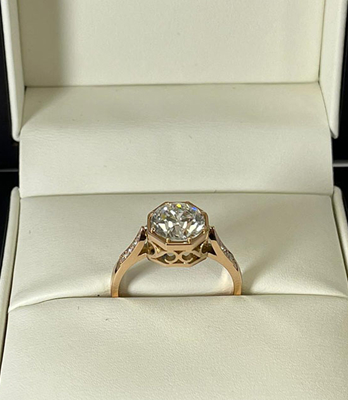 Old Cut Vintage Diamond Engagement Ring