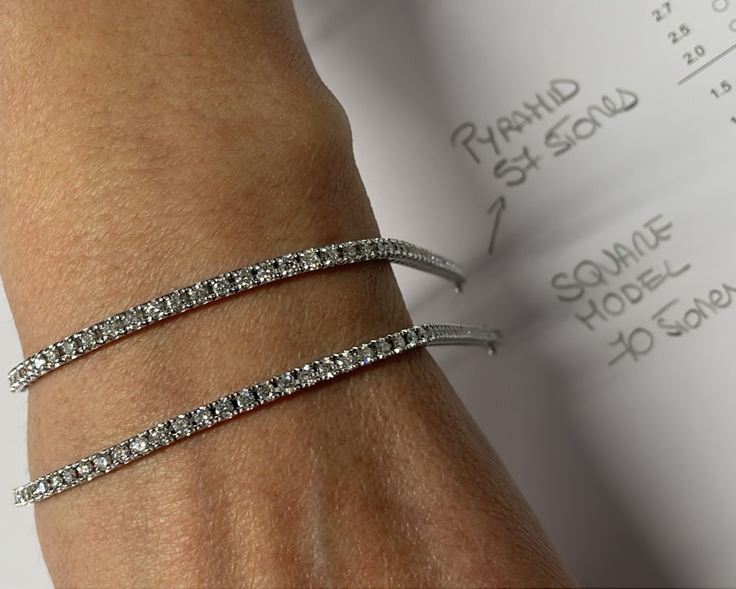 Illusion diamond bracelet makes the diamonds look bigger than they are. A  great way to have the big diamond look fo… | Big diamond, Diamond bracelets,  Rings for men